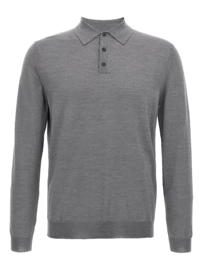ZANONE LONG-CUFFED POLO SHIRT