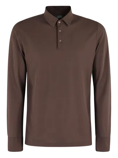 ZANONE LONG-SLEEVE POLO SHIRT