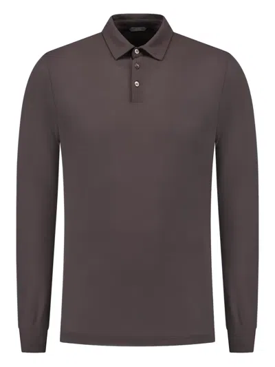 ZANONE LONG-SLEEVE POLO SHIRT