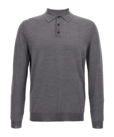 ZANONE FINE-KNIT POLO SHIRT