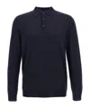 Zanone Wool Polo Shirt Collar Cuffs Hem