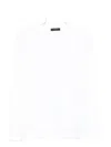 Zanone Long-sleeved Cotton T-shirt In White