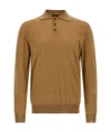 Zanone Cashmere-silk Blend Polo-neck Sweater In Blue