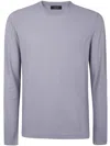 Zanone Long Sleeves Classic T-shirt In Multi