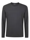 Zanone Long Sleeves Classic T-shirt In Green