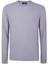 Zanone Long Sleeves Classic T-shirt In Multi