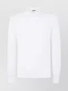 Zanone Long Sleeves Polo Shirt With Button-down Collar In White