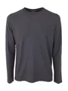 Zanone Crew Neck Long Sleeves Plain T-shirt