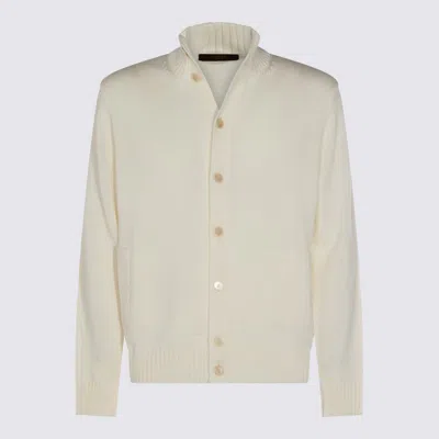 ZANONE ZANONE WHITE WOOL KNITWEAR