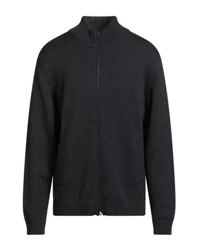 Zanone Man Cardigan Lead Size 48 Virgin Wool