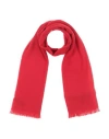 Zanone Man Scarf Red Size - Wool, Cashmere, Polyamide