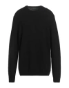 Zanone Man Sweater Black Size 48 Virgin Wool