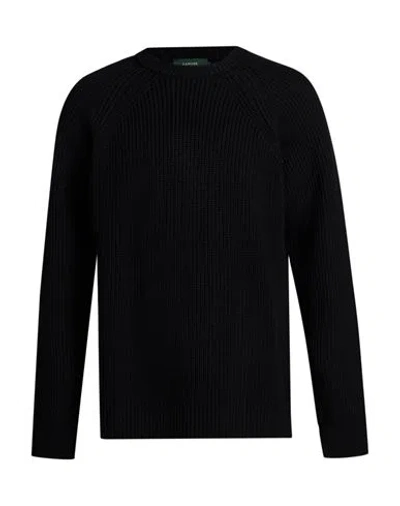 Zanone Man Sweater Black Size 48 Virgin Wool