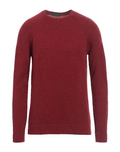 Zanone Man Sweater Brick Size 42 Virgin Wool, Polyamide