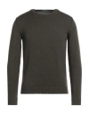 Zanone Man Sweater Dark Green Size 44 Virgin Wool