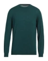Zanone Man Sweater Emerald Green Size 48 Virgin Wool, Polyamide