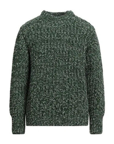 Zanone Man Sweater Green Size 40 Alpaca Wool, Polyamide