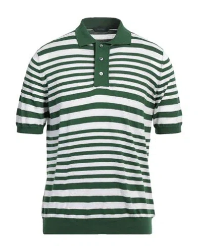 Zanone Man Sweater Green Size 42 Cotton, Linen