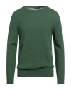 Zanone Man Sweater Green Size 44 Alpaca Wool, Polyamide In Green