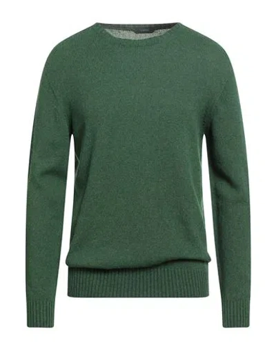 Zanone Man Sweater Green Size 44 Alpaca Wool, Polyamide