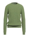 Zanone Man Sweater Green Size 44 Virgin Wool