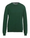 Zanone Man Sweater Green Size 48 Cotton In Green