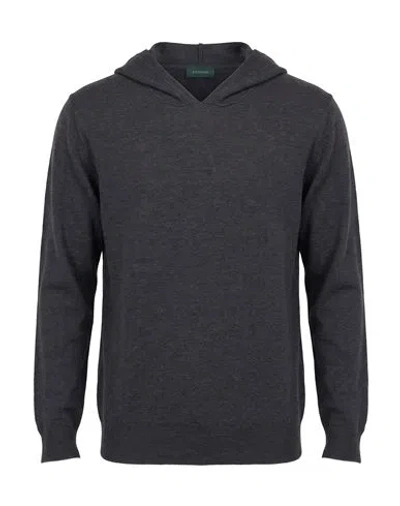 Zanone Man Sweater Grey Size 42 Virgin Wool