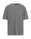 Zanone Man Sweater Grey Size 44 Cotton, Polyamide