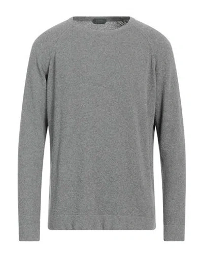 Zanone Man Sweater Grey Size 46 Cotton, Polyamide