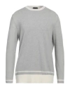 Zanone Man Sweater Ivory Size 44 Cotton In White