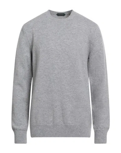 Zanone Man Sweater Light Grey Size 46 Virgin Wool In Gray