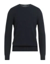 Zanone Man Sweater Midnight Blue Size 44 Alpaca Wool, Polyamide