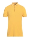 Zanone Man Sweater Ocher Size 42 Cotton In Yellow