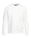Zanone Man Sweatshirt White Size Xl Cotton