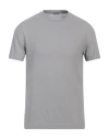Zanone Man T-shirt Grey Size 46 Cotton