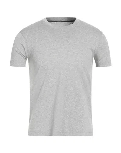 Zanone Man T-shirt Light Grey Size 36 Cotton In Gray