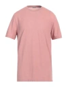 Zanone Man T-shirt Pink Size 44 Cotton