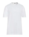 Zanone Man T-shirt White Size 44 Cotton