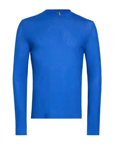 Zanone Man T-shirt Light Blue Size 34 Cotton
