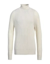 Zanone Man Turtleneck Ivory Size 48 Virgin Wool In White