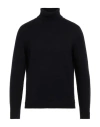 Zanone Man Turtleneck Midnight Blue Size 40 Virgin Wool