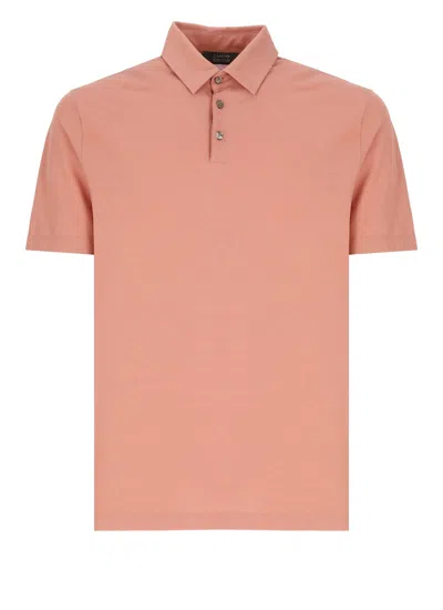 Zanone Mc Polo Shirt In Orange