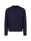 Zanone Knit Pullover Regular Fit Crew Neck In Black