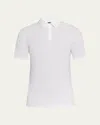 Zanone Icecotton Polo Shirt With Lateral Slits