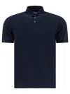 Zanone Collared Shirts With Short Sleeves In Blue