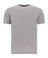 Zanone Open-necked Black Shirt In Gray