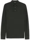 Zanone Organic-cotton Polo Shirt In Green