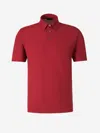 Zanone Short-sleeve Cotton Polo Shirt In Red