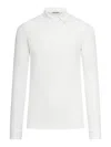 Zanone Long Sleeves Polo Shirt With Button-down Collar