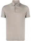 Zanone Polo A Maniche Corte In Gray